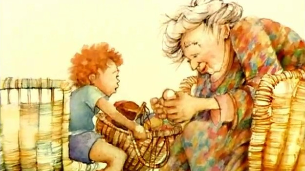 Wilfrid Gordon with Miss Nancy